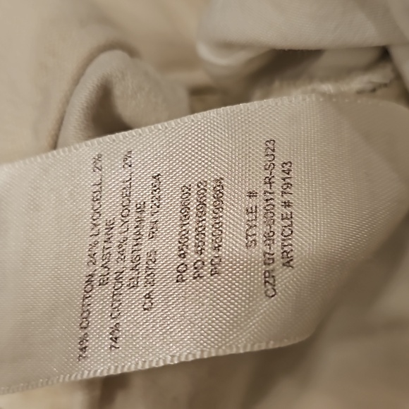 Aritzia "wilfred" ladies painter pants in bone color. Size 6 - Picture 7 of 11